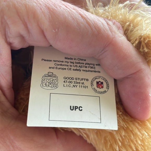 Indianapolis Colts Collectible Bear NFL Licensed Plush Bear Letterman’s Jacket - Picture 6 of 6